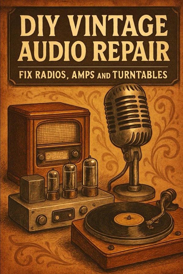 DIY Vintage Audio Repair: Fix Radios, Amps and Turntables by Morgan Reid